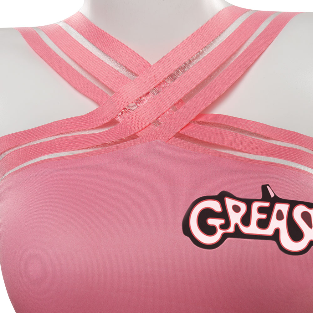TV Grease: Rydell High Cheerleader Cosplay Costume Swimsuit Halloween Carnival Party Disguise Suit
