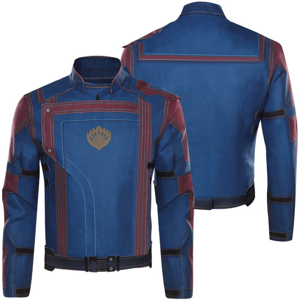 Movie Guardians of the Galaxy Vol. 3-Star-Lord Cosplay Costume Jacket Belt Outfits Halloween Carnival Party Suit