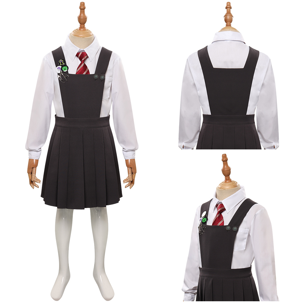 Movie Roald Dahl’s Matilda the Musical Hortensia Kids Children Cosplay Costume Halloween Carnival Party Suit