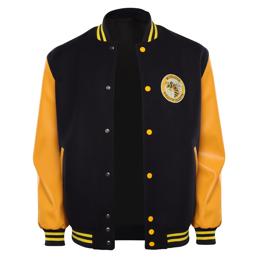 TV Yellowjackets 2 Ella Purnell Cosplay Costume Letterman Jacket Halloween Carnival Suit