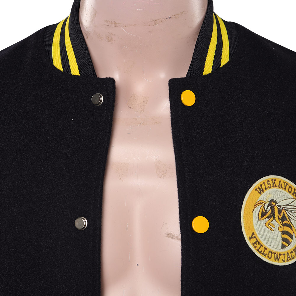 TV Yellowjackets 2 Ella Purnell Cosplay Costume Letterman Jacket Halloween Carnival Suit