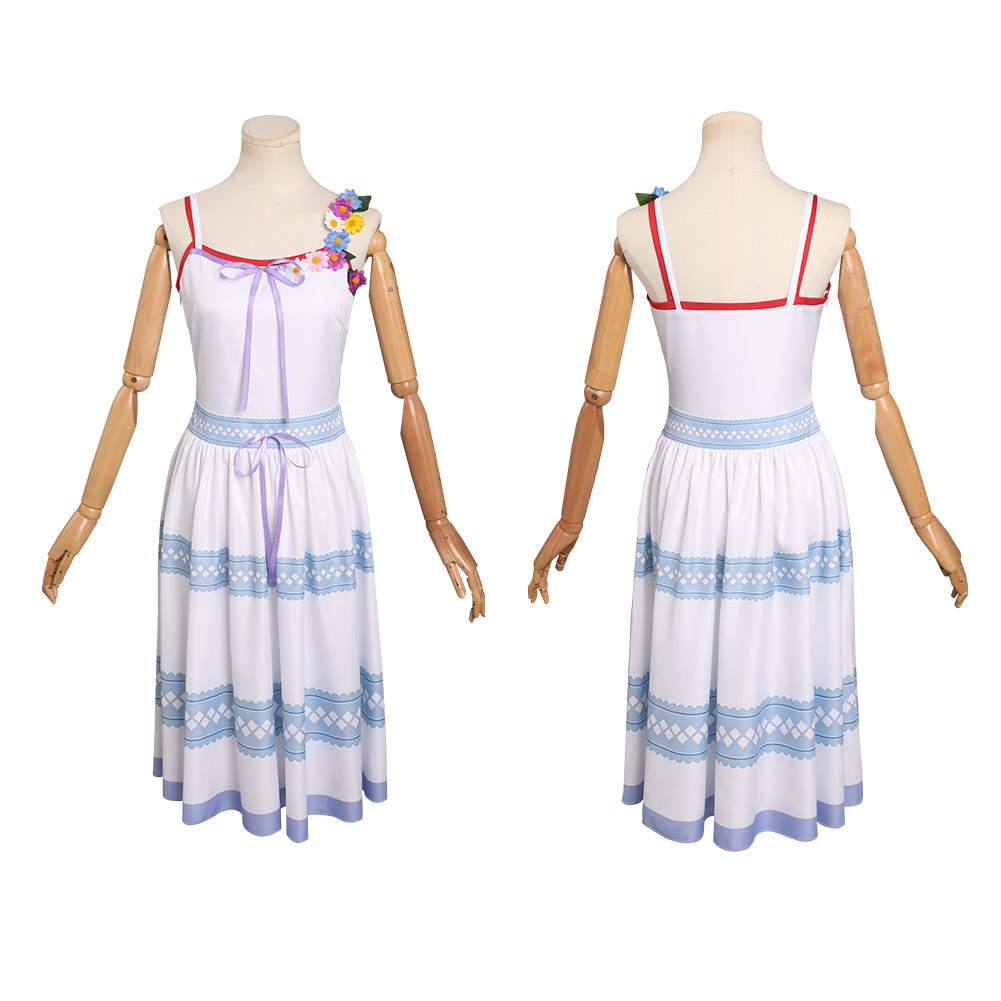 Game Final Fantasy 7 Crisis Core Aerith Gainsborough Cosplay Costume Outfits Halloween Carnival Suit