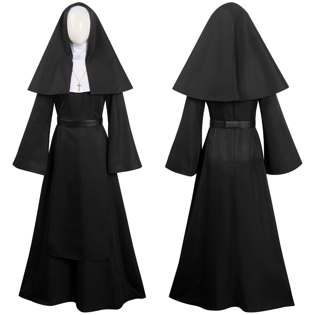 Movie The Nun 2 Cosplay Costume Outfits Halloween Carnival Suit