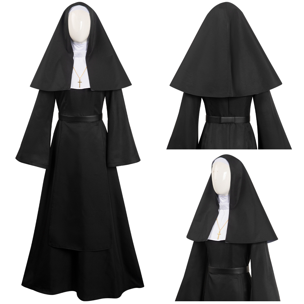 Movie The Nun 2 Cosplay Costume Outfits Halloween Carnival Suit