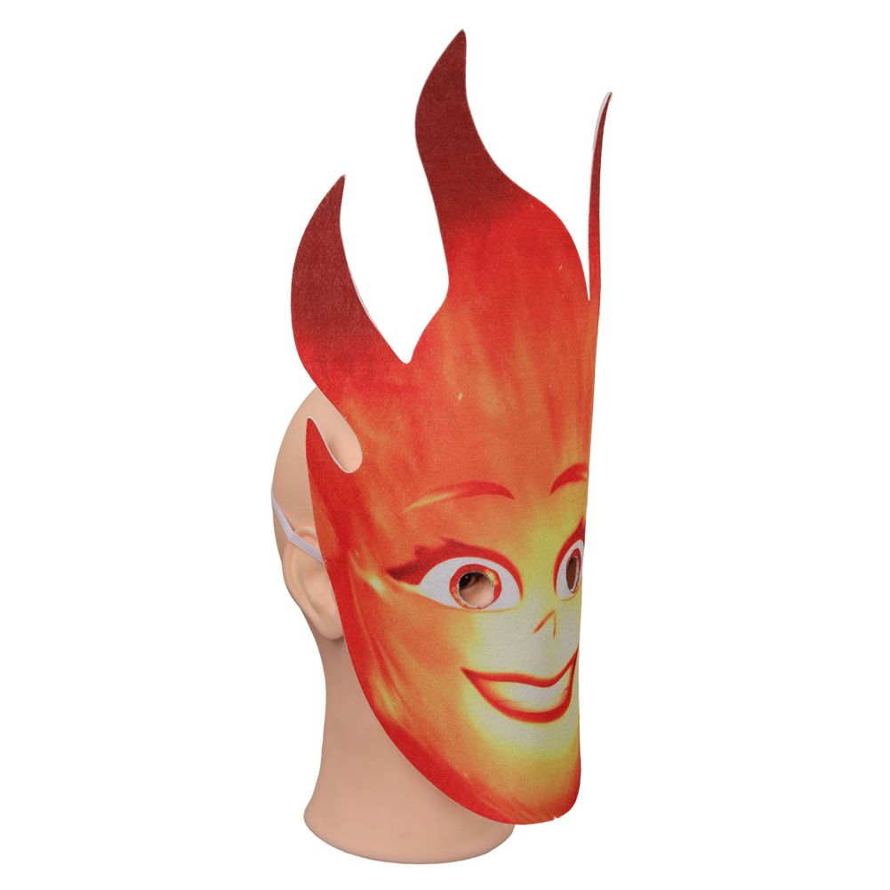 Movie Elemental Ember Mask Cosplay Latex Masks Helmet Halloween Party Costume Props