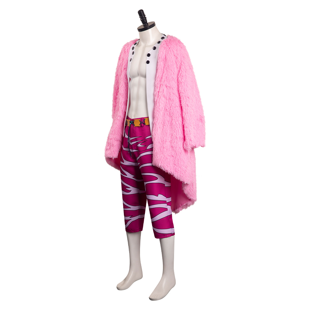 Anime One Piece Donquixote Doflamingo Outfits Halloween Carnival Suit Cosplay Costume