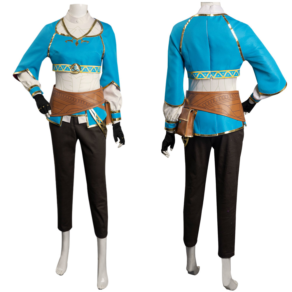 Game The Legend of Zelda - Zelda Cosplay Costume Halloween Carnival Party Disguise Suit