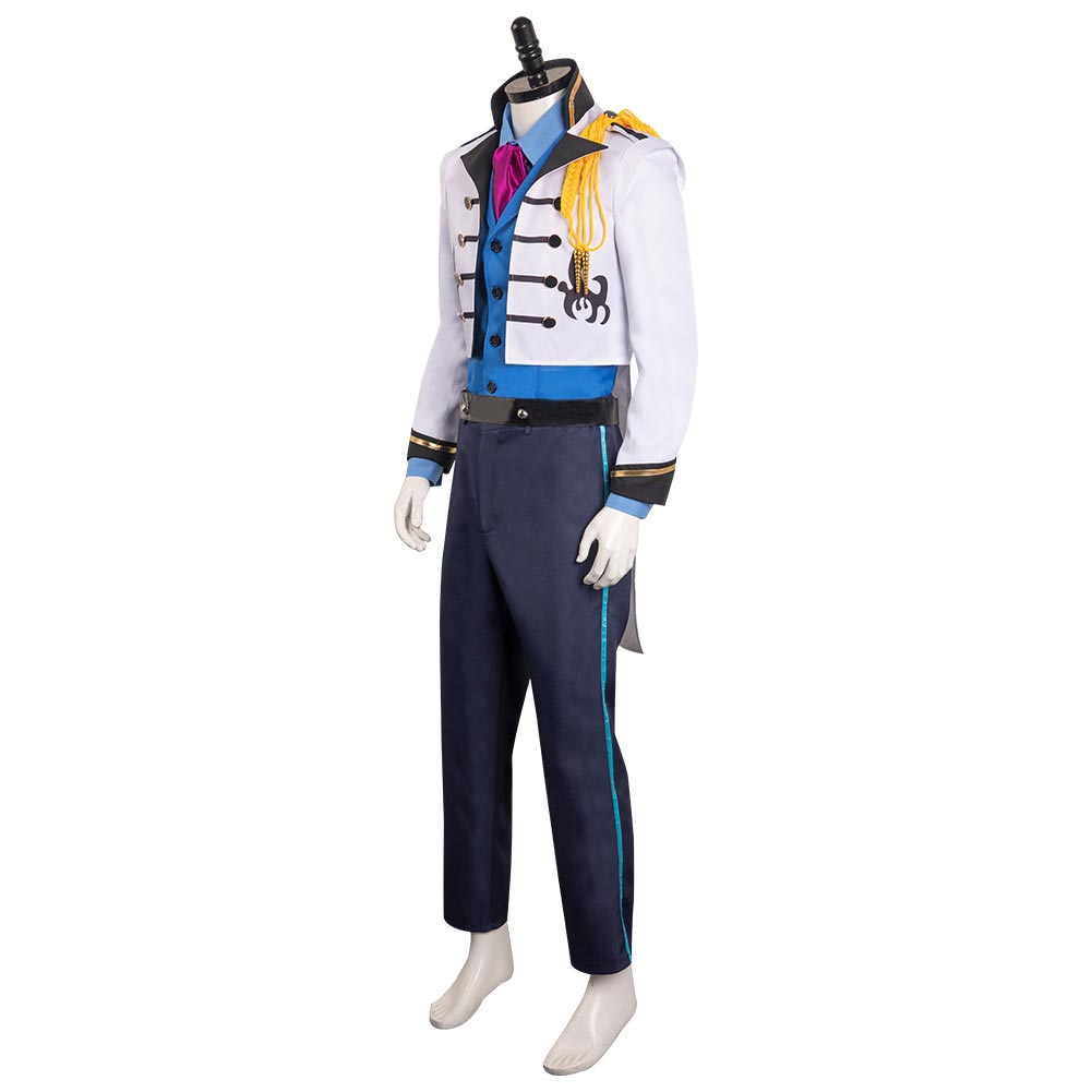 Movie Frozen Hans Prince Cosplay Costume Outfits Halloween Carnival Party Suit