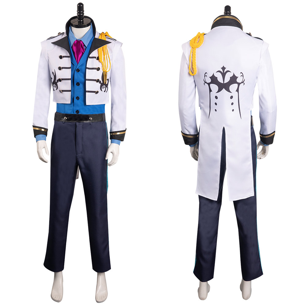 Movie Frozen Hans Prince Cosplay Costume Outfits Halloween Carnival Party Suit