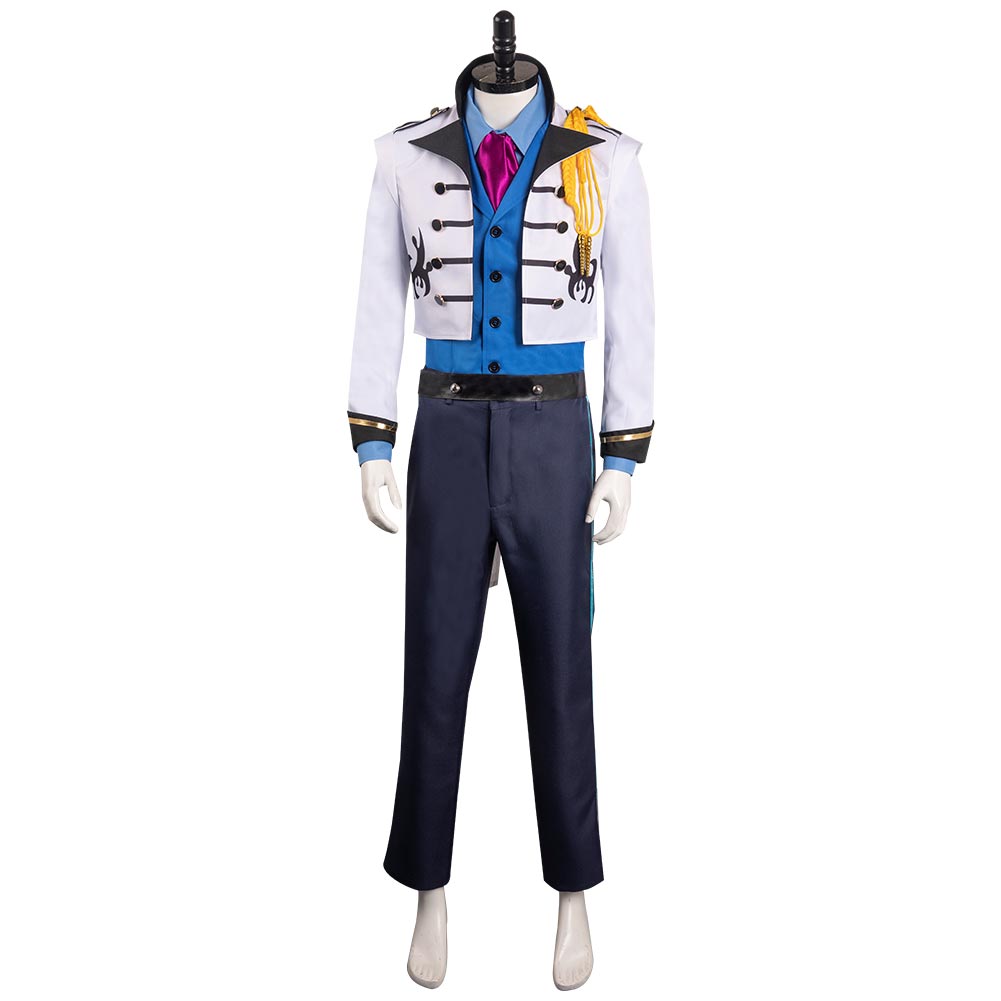 Movie Frozen Hans Prince Cosplay Costume Outfits Halloween Carnival Party Suit