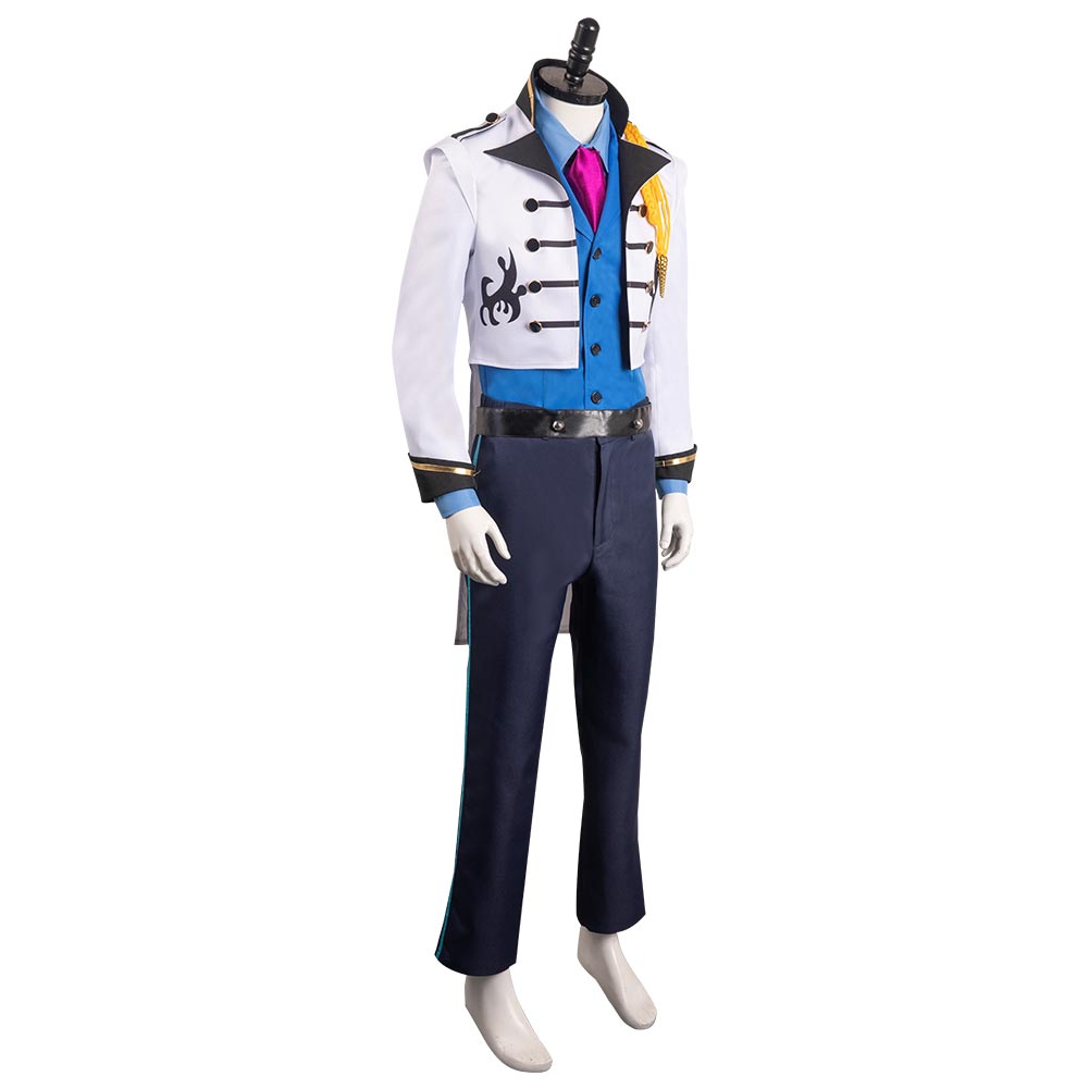 Movie Frozen Hans Prince Cosplay Costume Outfits Halloween Carnival Party Suit