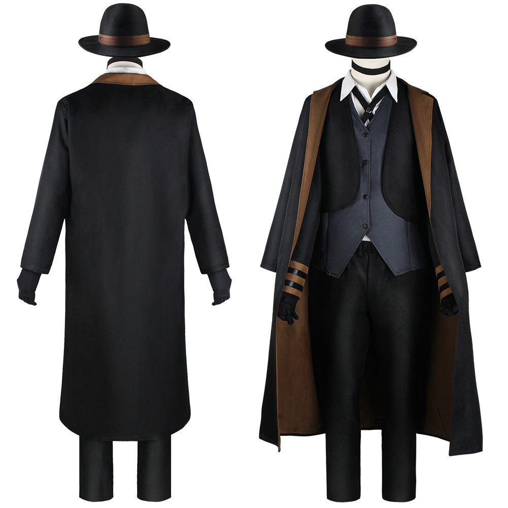 Anime Bungo Stray Dogs Nakahara Chuuya Cosplay Costume Outfits Halloween Carnival Suit