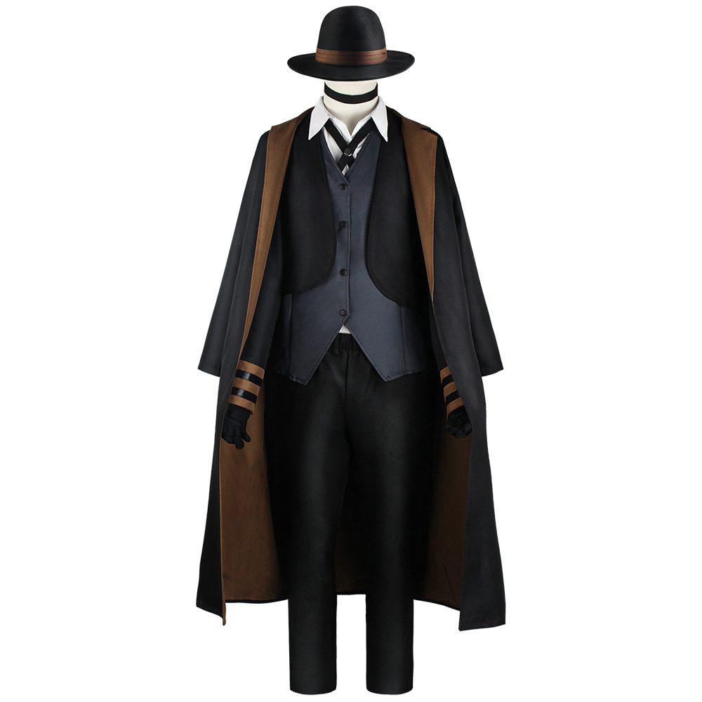 Anime Bungo Stray Dogs Nakahara Chuuya Cosplay Costume Outfits Halloween Carnival Suit