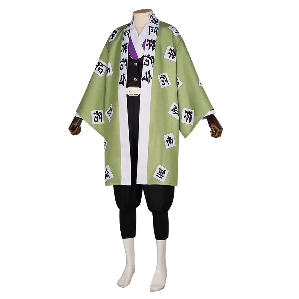 Anime Demon Slayer Himejima Gyomei Outfits Halloween Carnival Suit Cosplay Costume