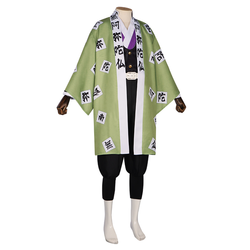 Anime Demon Slayer Himejima Gyomei Outfits Halloween Carnival Suit Cosplay Costume
