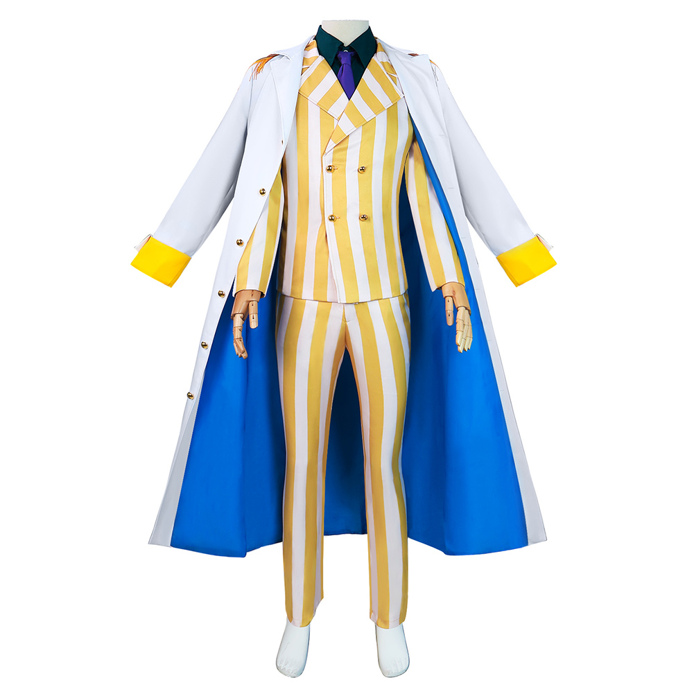 Anime One Piece Borsalino Outfits Halloween Carnival Suit Cosplay Costume
