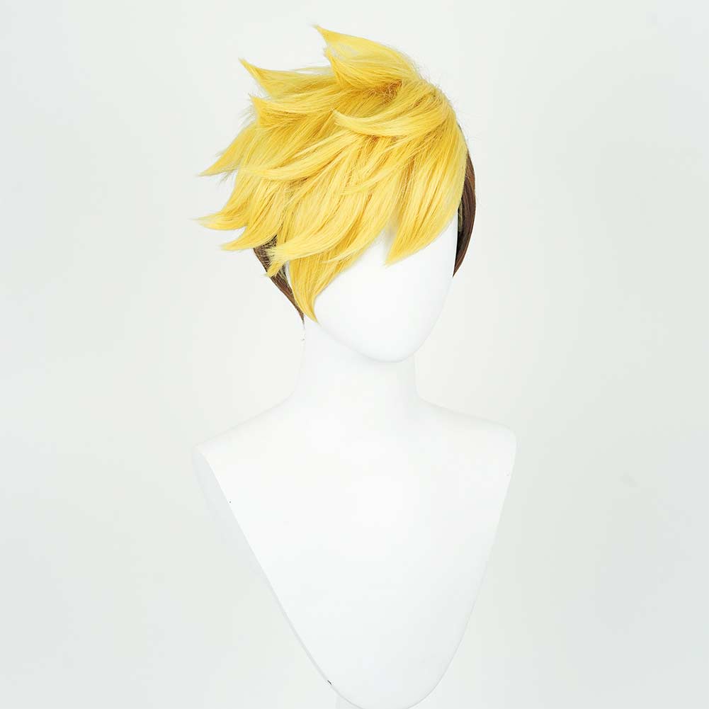 Trigun Stampede Vash the Stampede Cosplay Wig Heat Resistant Synthetic Hair Halloween Party Props
