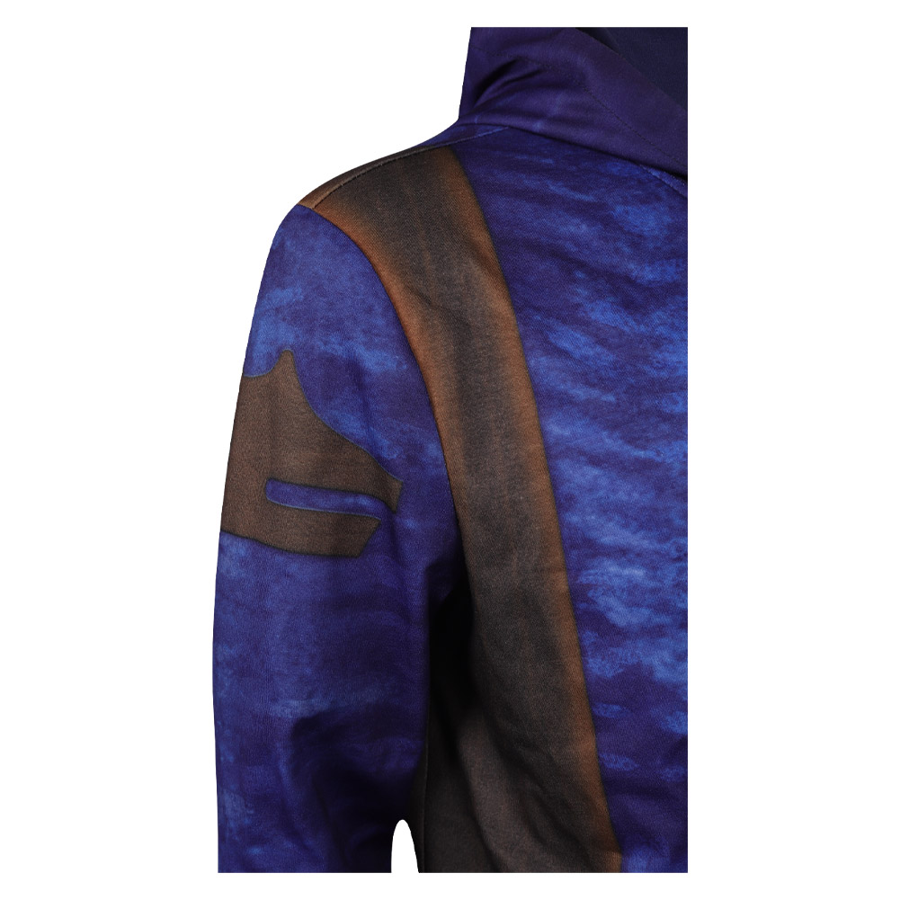 Movie Guardians of the Galaxy Vol.3 Drax Cosplay Printed Hoodie Halloween Carnival Party Disguise Suit