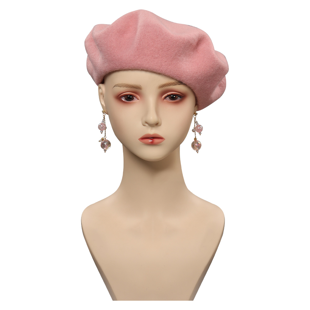Movie 2023 Barbie Margot Robbie Barbie Hat Cap Earings Cosplay Costume Accessories