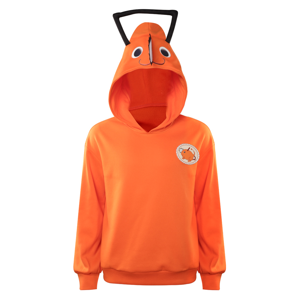 Anime Chainsaw Man Pochita Kids Children Cosplay Costume Hoodie Outfits Halloween Party UUstyle®