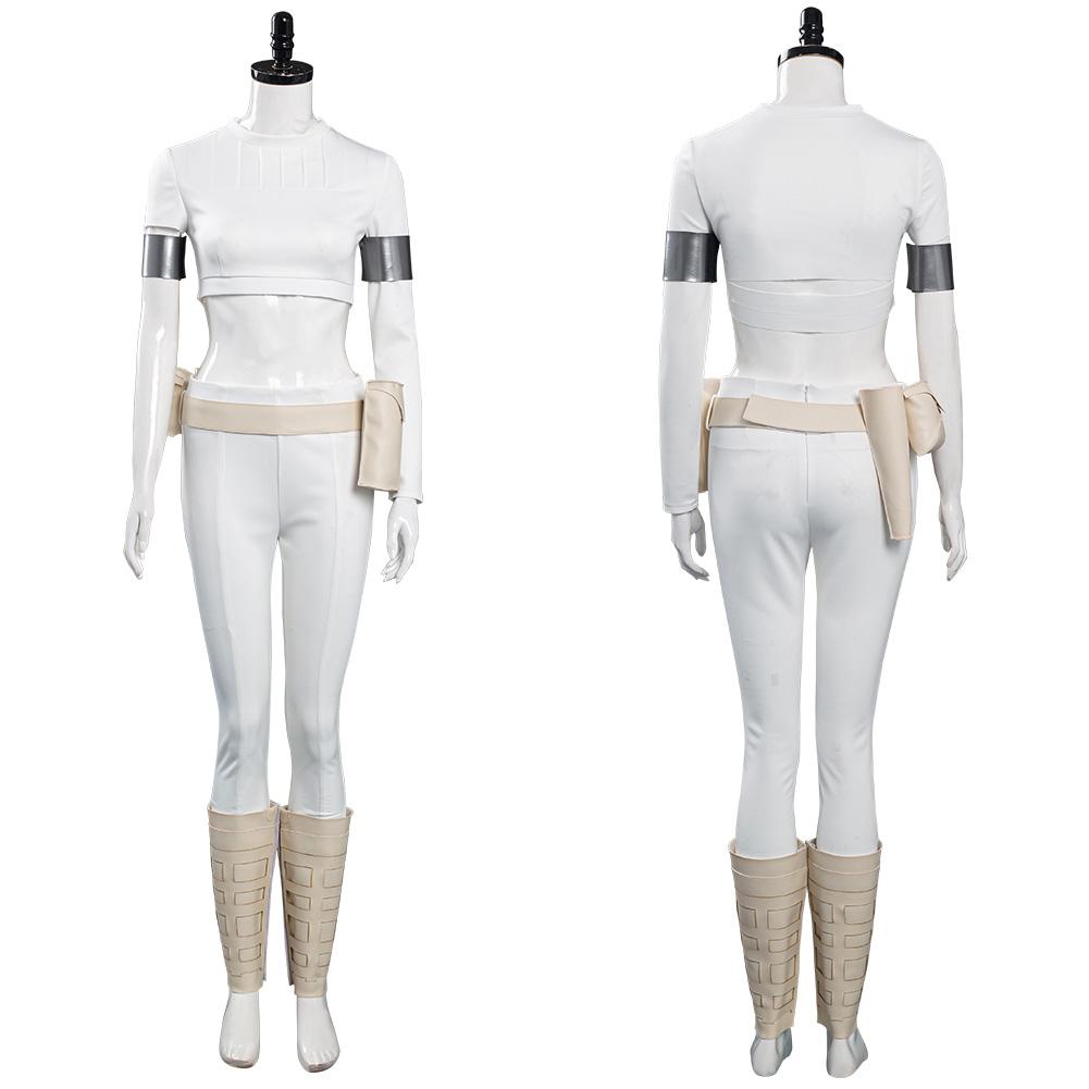 Star Wars Padme Amidala Outfits Cosplay Costume Halloween Carnival Suit