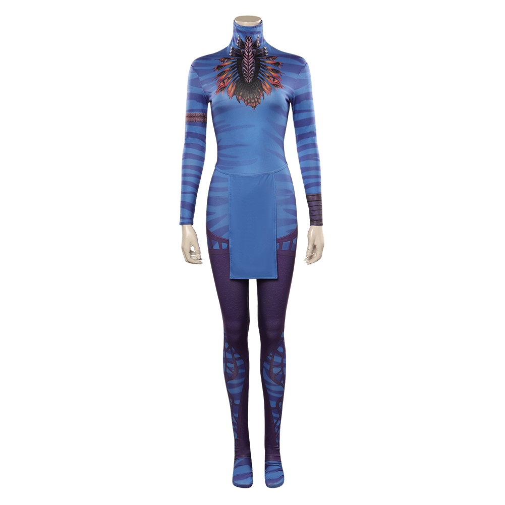 Movie Avatar: The Way of Water Neytiri Cosplay Costume Jumpsuit Outfits Halloween Carnival Suit