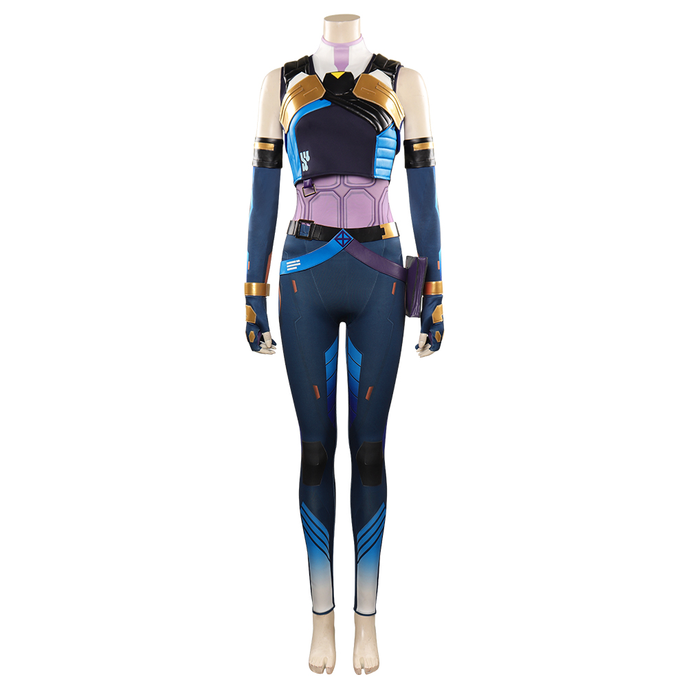 Game Valorant Neon Cosplay Costume Outfits Halloween Carnival Suit