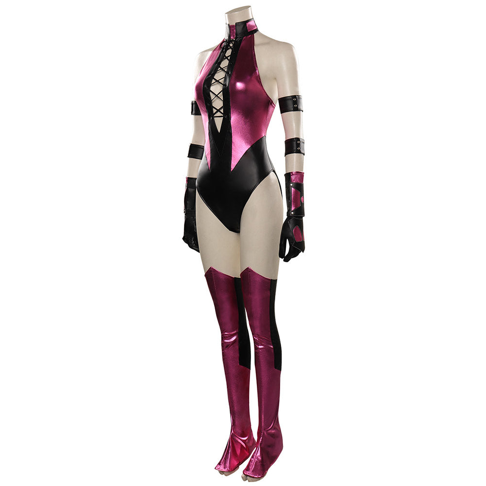 Game Mortal Kombat Mileena Cosplay Costume Festival Party Outfit