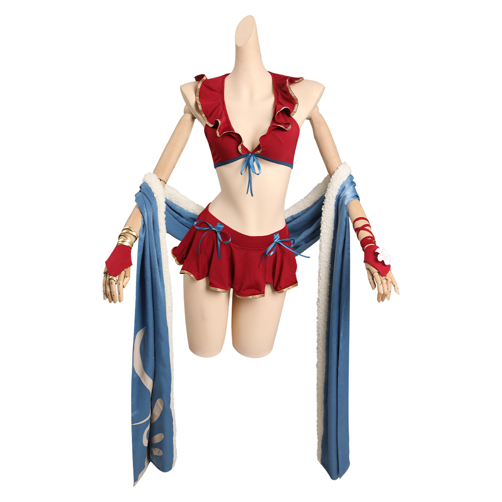 Game Fire Emblem Micaiah Cosplay Costume Bikini Top Skirt Swimsuit Outfits Halloween Carnival Suit