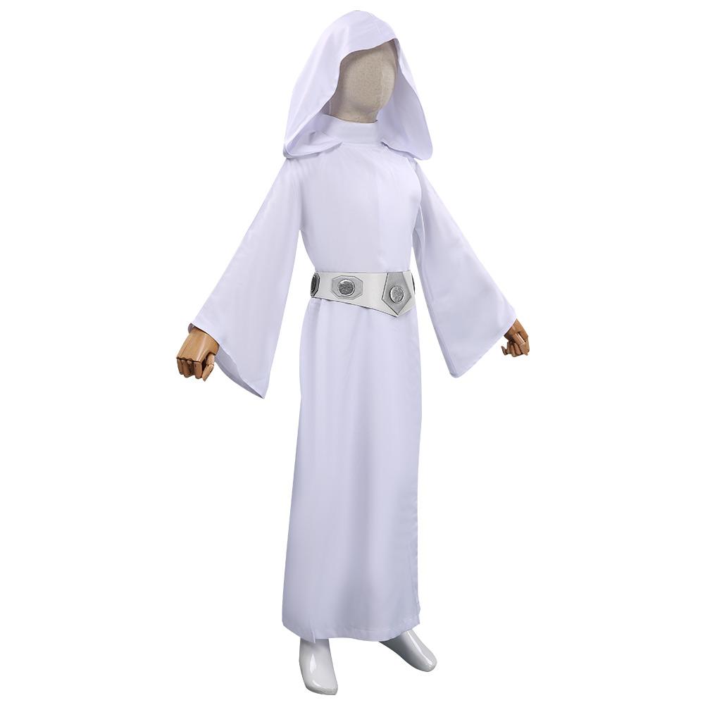 Movie Star Wars Kids Halloween Carnival Suit Leia Princess Cosplay Costume