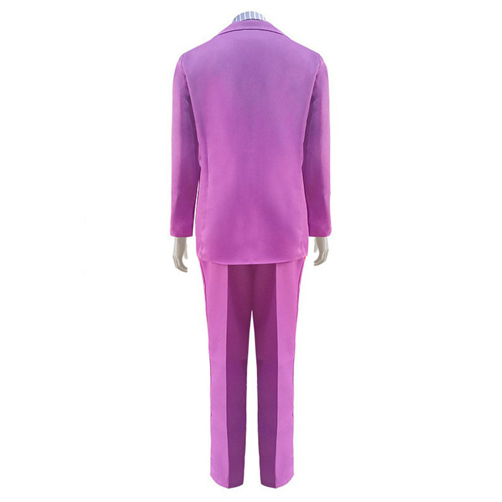 Anime JoJo‘s Bizarre Adventure Kira Yoshikage Cosplay Costume Festival Party Outfit 