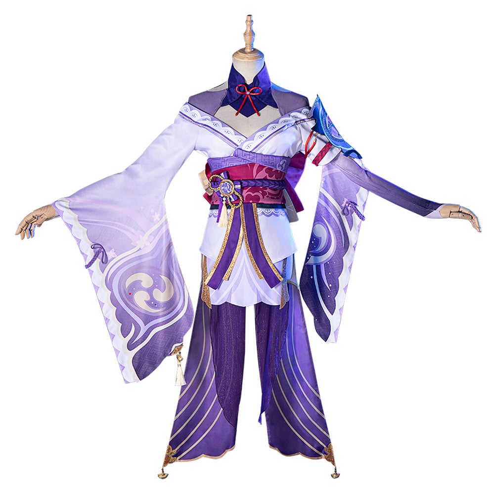 Game Genshin Impact Baal Raiden Shogun Cosplay Costume Skirt Dress Festival Carnival Christmas 