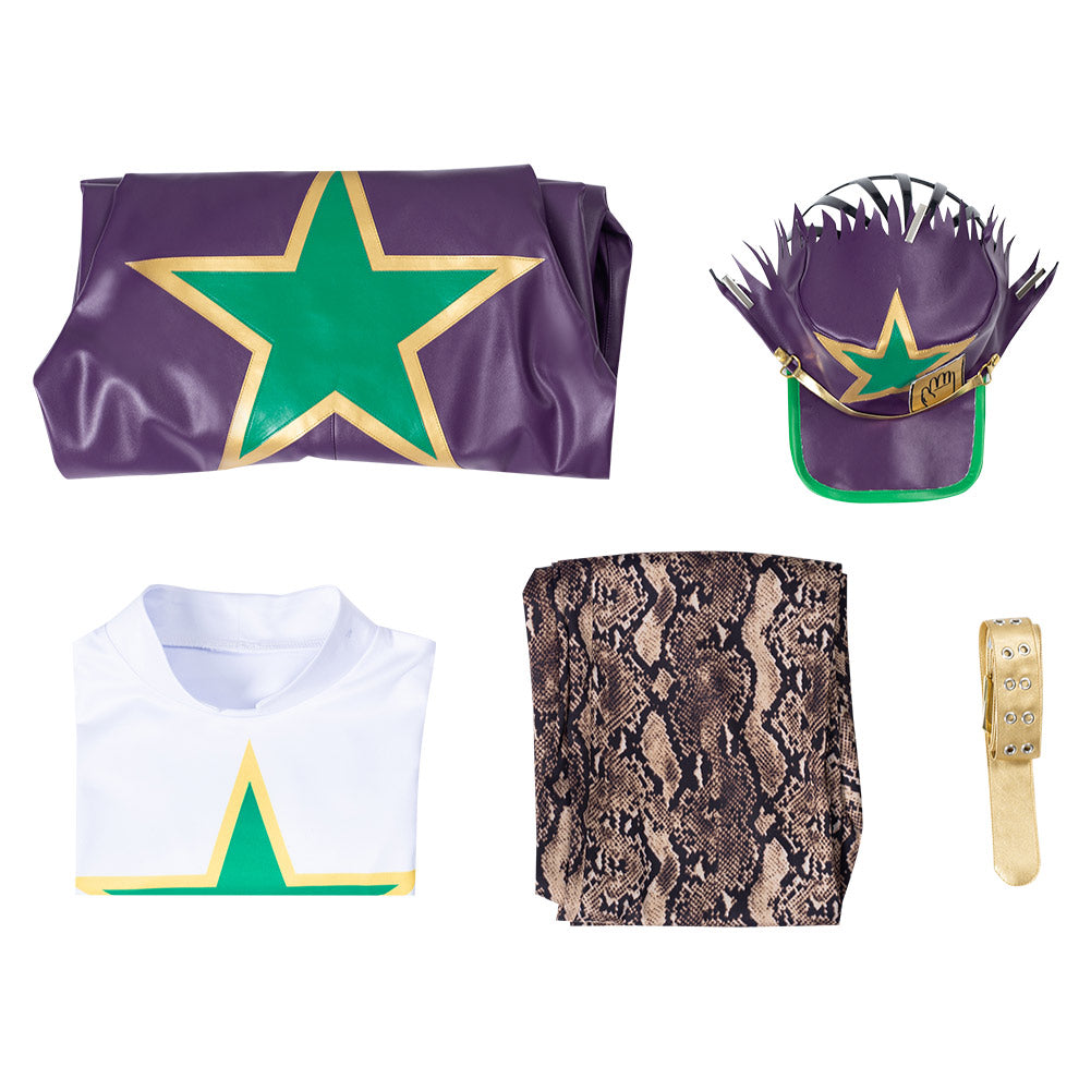 Anime JoJo‘s Bizarre Adventure Stone Ocean Kujo Jotaro Cosplay Costume Festival Party Outfit 