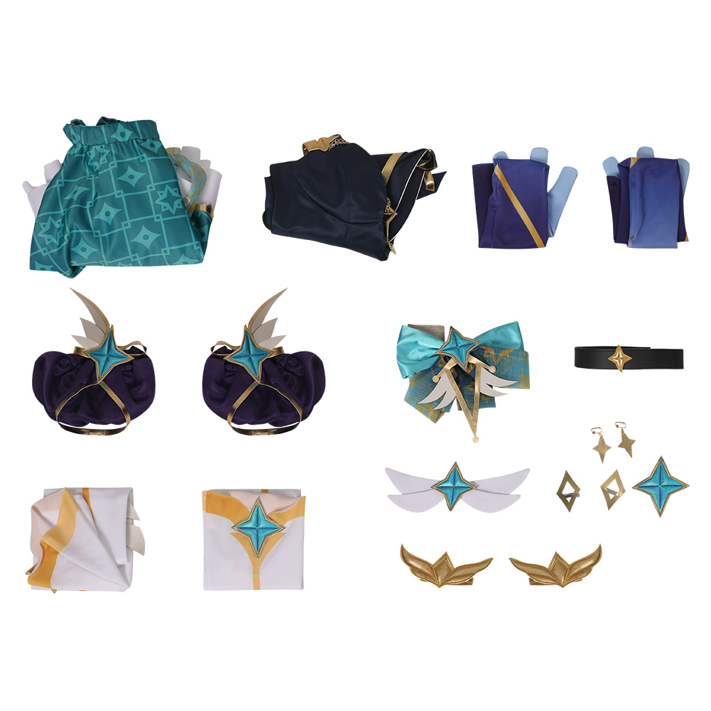 Game League of Legends Syndra Star Guardian Cosplay Costume Outfits Halloween Carnival Party Suit