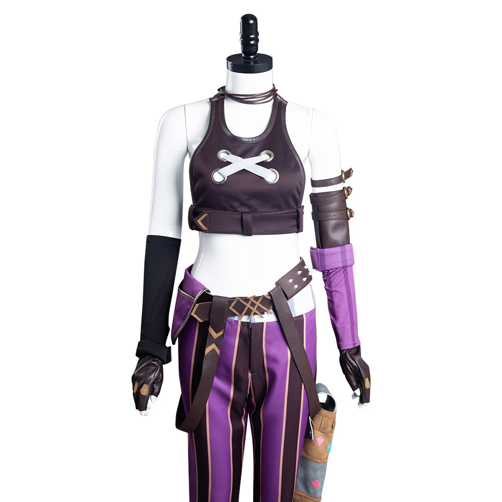 Game League of Legends-LoL Jinx Cosplay Costume Festival Party Outfit