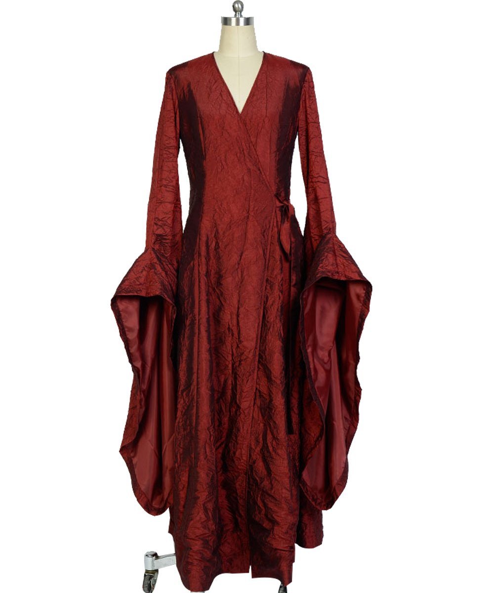 GoT Game of Thrones The Red Woman Melisandre Outfit Cosplay Costume Halloween Carnival Suit
