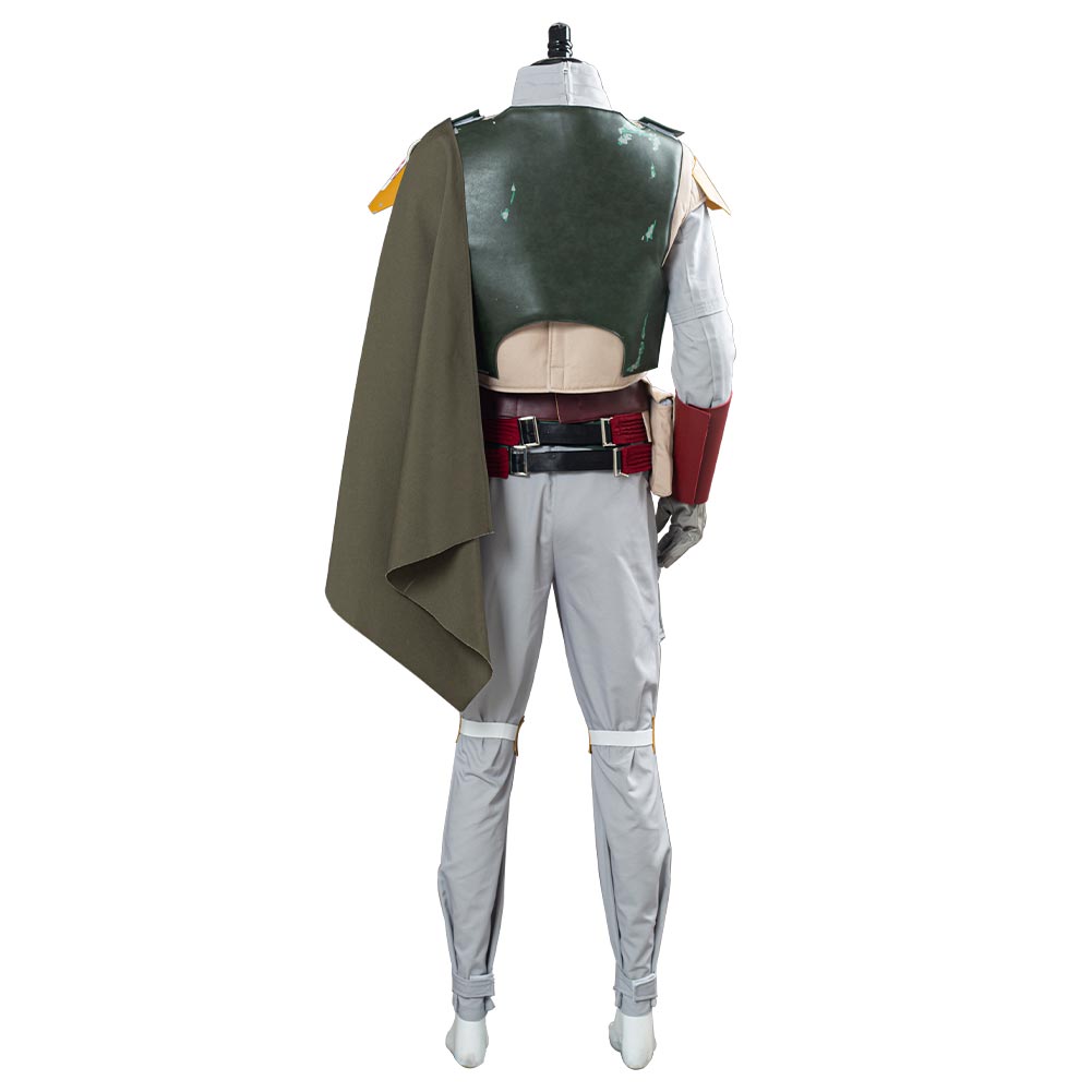 Movie Star Wars The Book of Boba Fett Halloween Carnival Suit Cosplay Costume