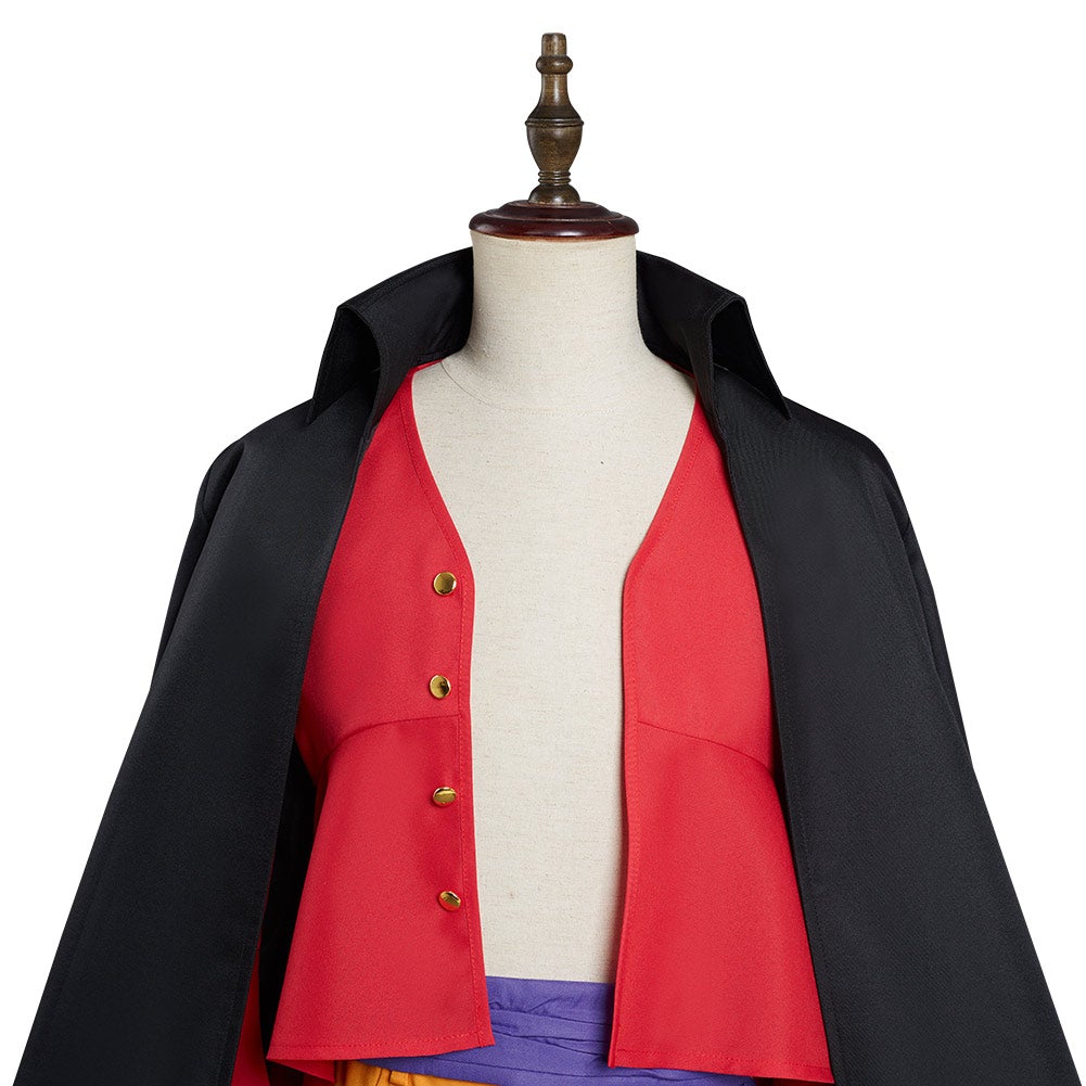 Anime One Piece Monkey D. Luffy Cosplay Costume Outfit Festival Christmas Carnival Party