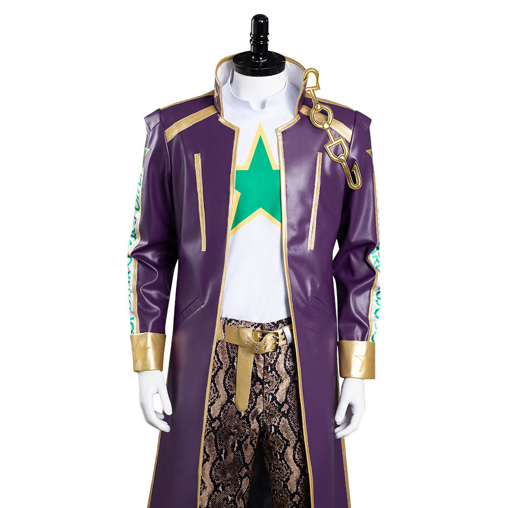 Anime JoJo‘s Bizarre Adventure Stone Ocean Kujo Jotaro Cosplay Costume Festival Party Outfit 