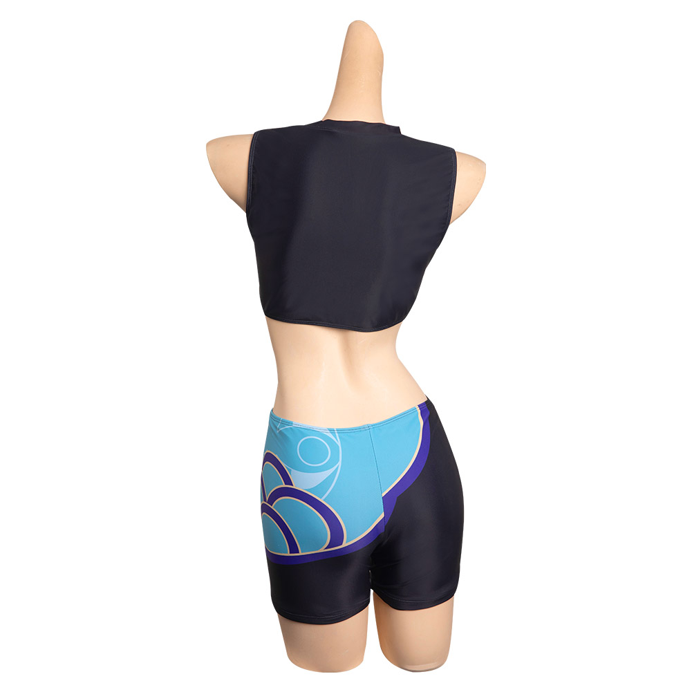 Game Genshin Impact Cosplay Costume Swimwear Outfits Halloween Carnival Suit