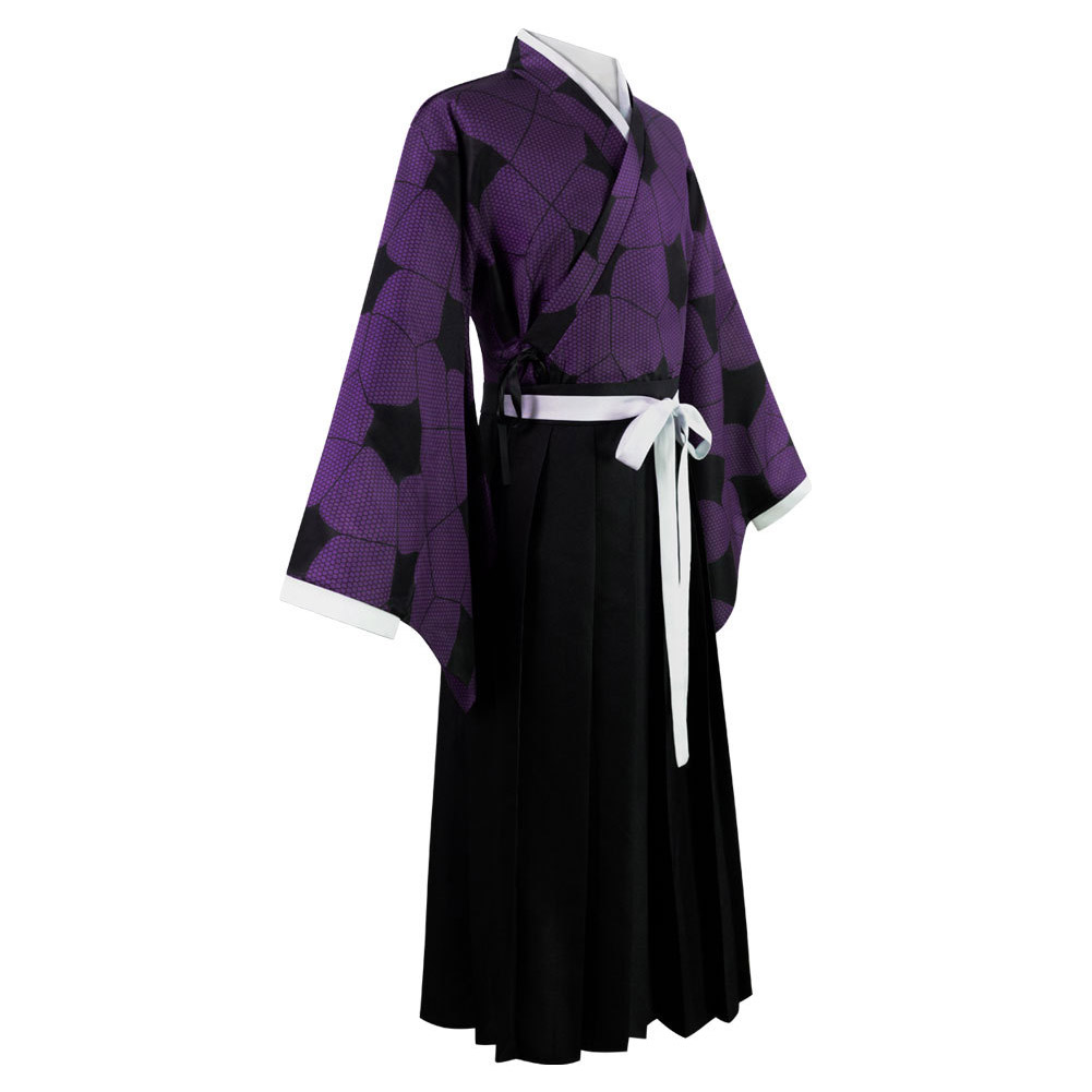 Anime Demon Slayer Kokushibo Cosplay Costume Outfits Halloween Carniva