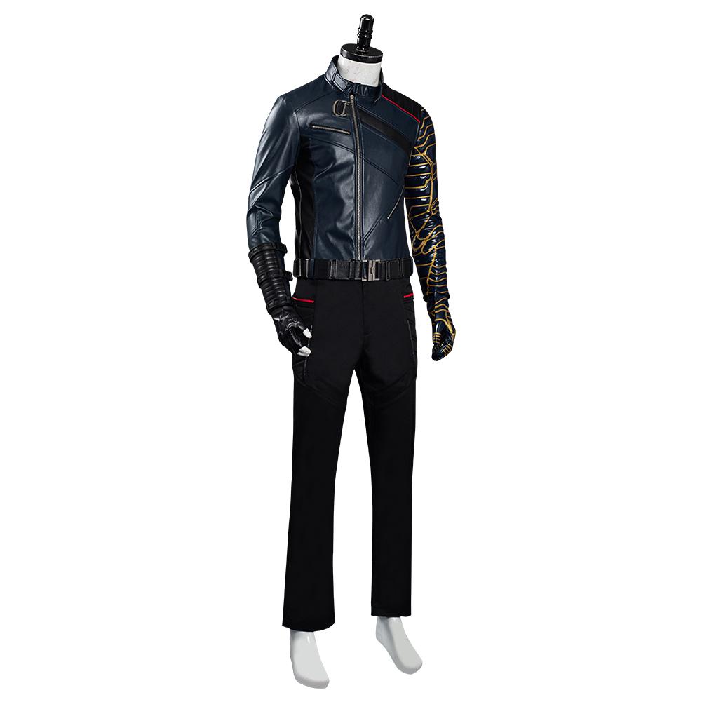 The Falcon and the Winter Soldier Bucky Barnes Cosplay Costume Halloween Carnival Suit
