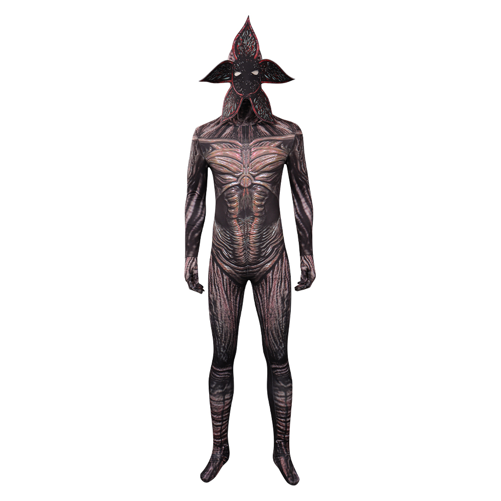 TV Stranger Things Demogorgon Cosplay Costume Jumpsuit Outfits Halloween Carnival Suit