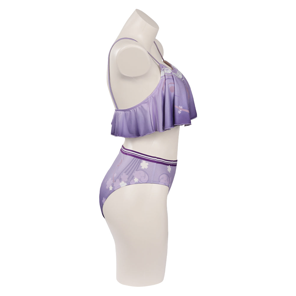 Game Genshin Impact Baal Raiden Shogun Cosplay Party Costume Swimsuit Set Festival UUstyle®