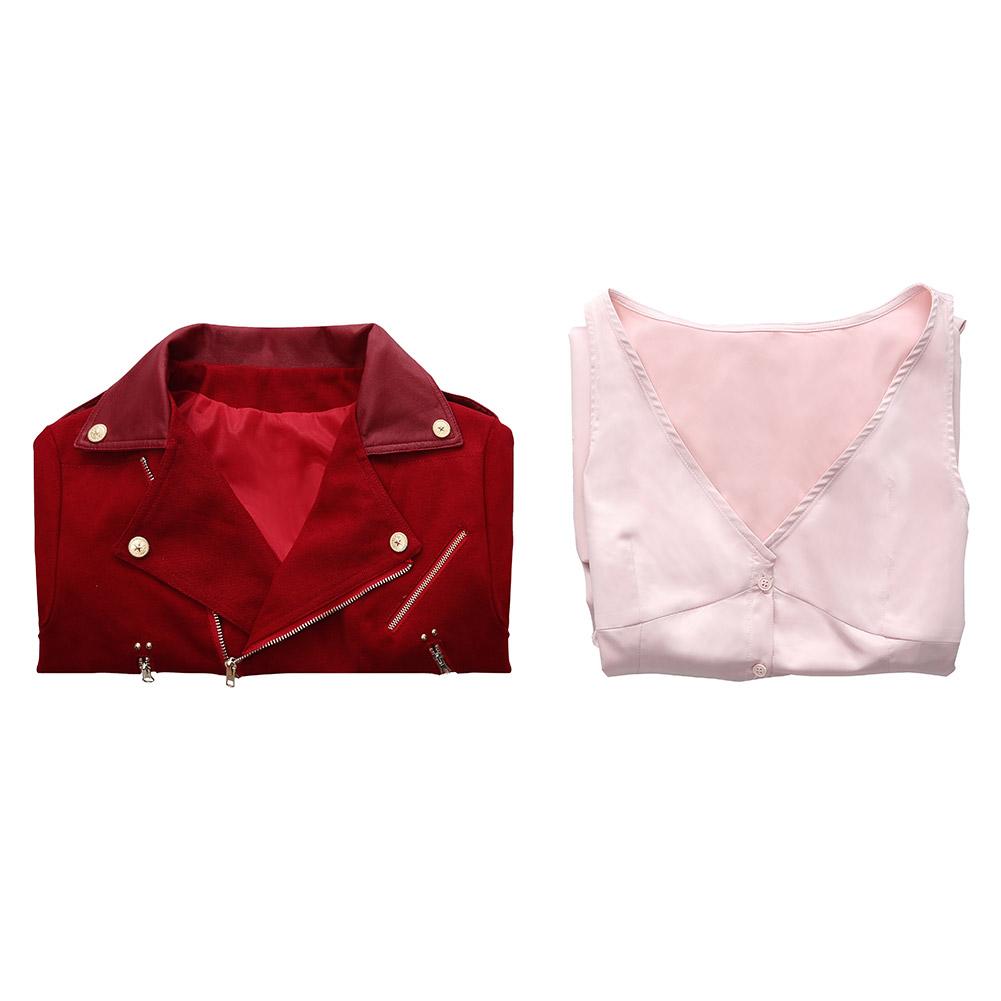 Game Final Fantasy VII Remake Aerith Gainsborough Outfits Halloween Carnival Suit Cosplay Costume