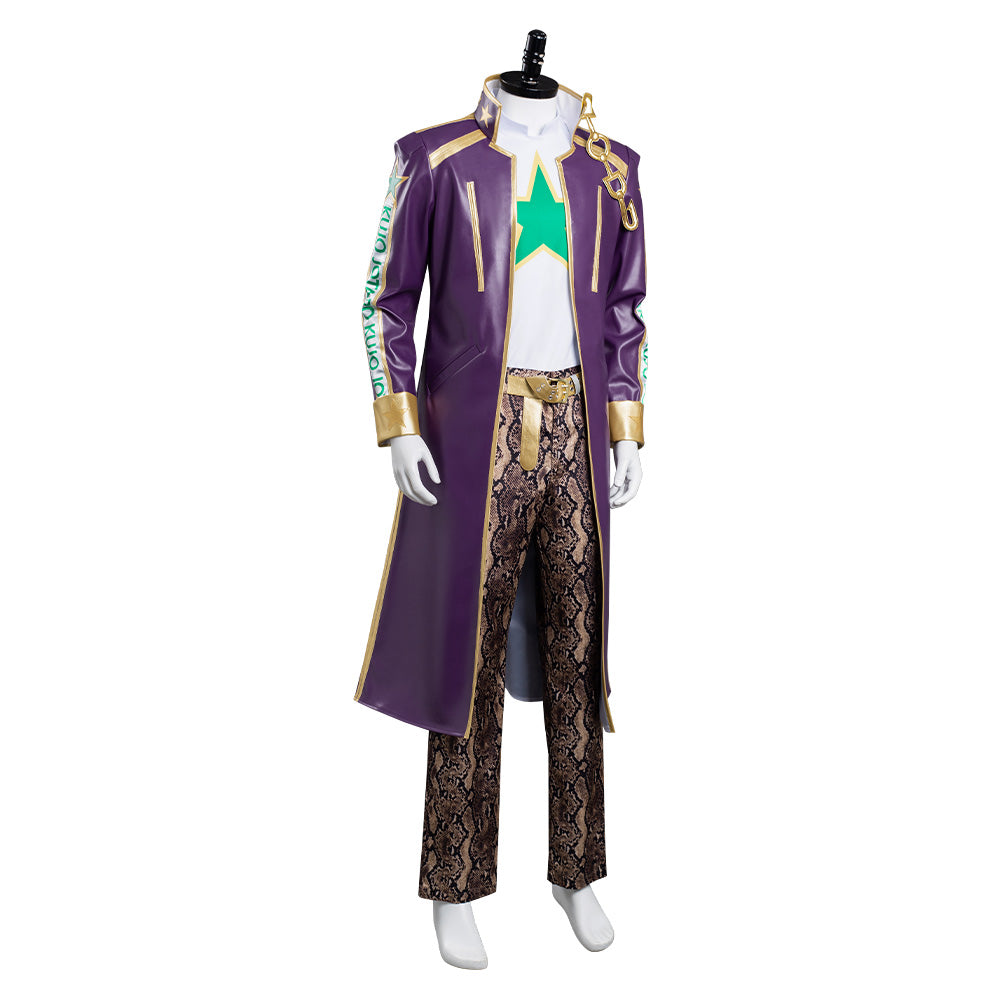 Anime JoJo‘s Bizarre Adventure Stone Ocean Kujo Jotaro Cosplay Costume Festival Party Outfit 