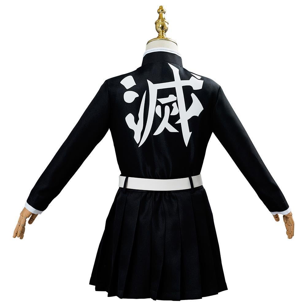 Anime Demon Slayer Tsuyuri Kanawo Kids Cosplay Costume Skirt Dress Festival Carnival Christmas