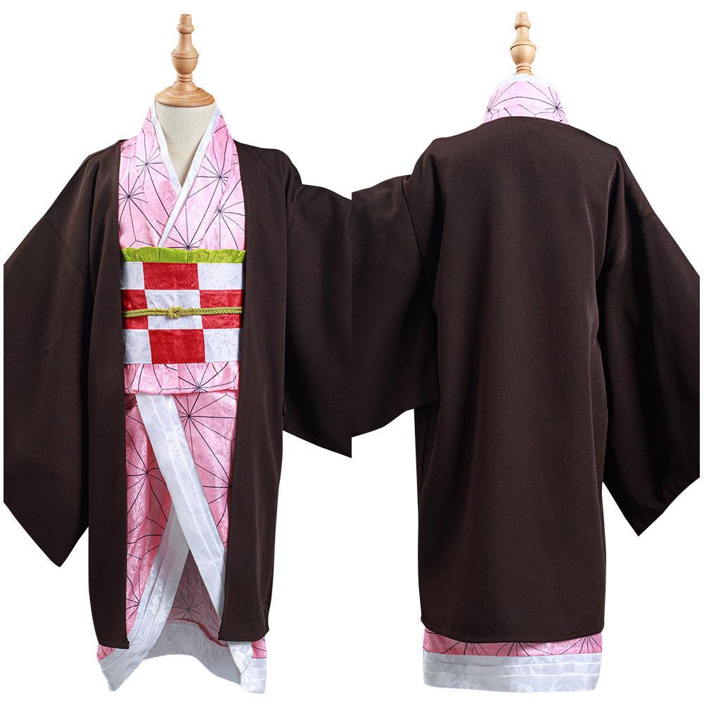 Anime Demon Slayer Kids Cosplay Costume Festival Christmas Carnival Party