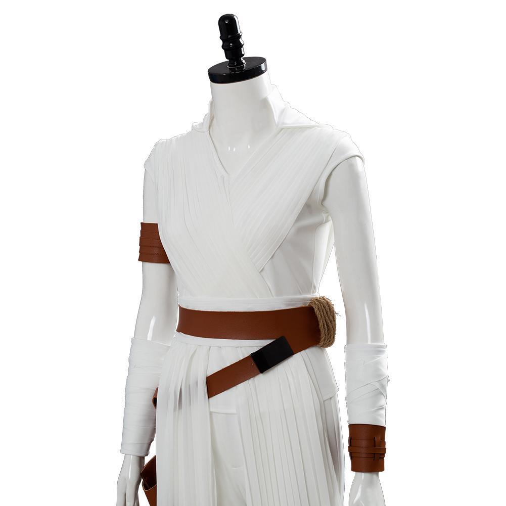 Star Wars 9 The Rise of Skywalker Rey Cosplay Costume Outfits Halloween Carnival Suit