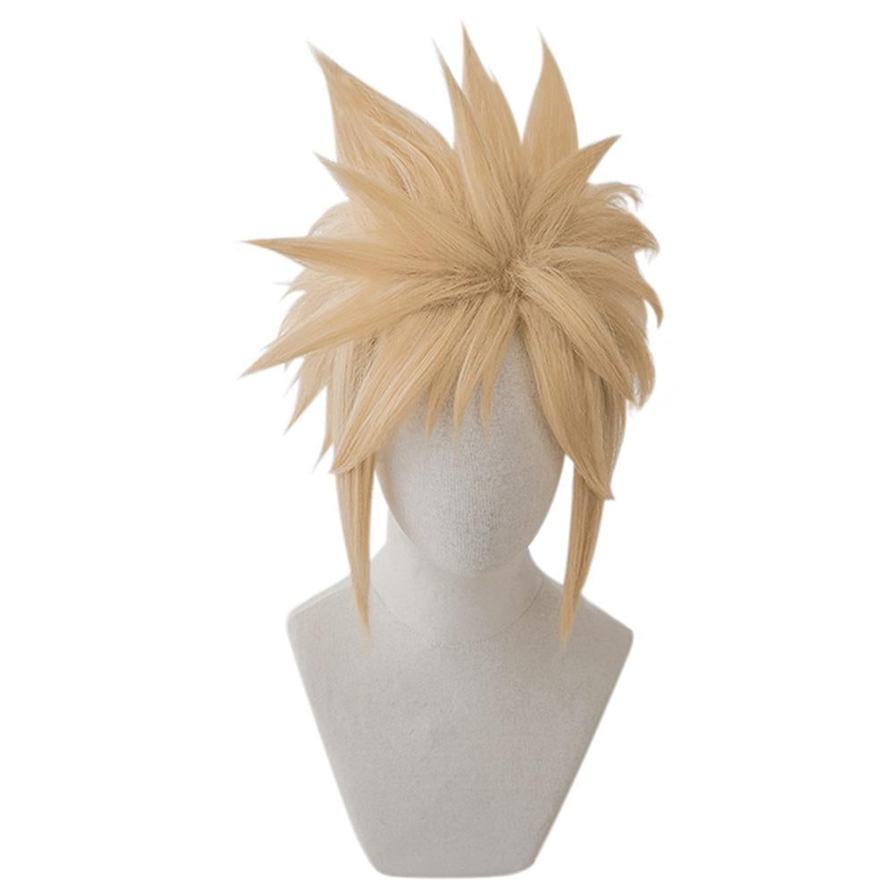 Game Final Fantasy Cloud Strife Cosplay Wig Heat Resistant Synthetic Hair Carnival Halloween Party